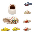 Pantalias de peluche personalizadas Mayoristas Eva Eva Investable Invierno Invierno Casa de la habitación Interior Moda Fuera Slide Women&#39;s Men&#39;s Slipper